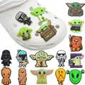 1 stücke Disney Yoda Elf Star Wars DIY Schuh dekorationen für Kinder Weihnachts geschenke Sandalen