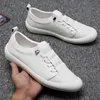 Männer Turnschuhe Neue Echtes Leder Schuhe Casual Männlichen Schuhe Mode Marke Weiße Schuhe Herren