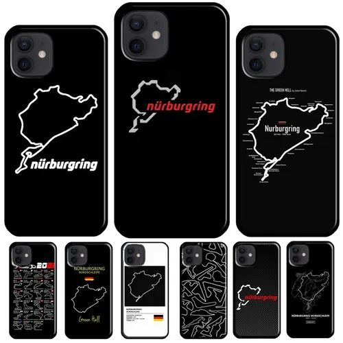 Nurburgring F1 Circuit Telefon hülle für iPhone 15 12 11 14 Pro Max 13 Mini 7 8 plus se 2020 xr x xs