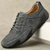 Leder Männer Freizeit schuhe Mode Männer Turnschuhe hand gefertigte atmungsaktive Herren Slipper Mokassins Luxusmarke Boots schuhe plus Größe 38-48