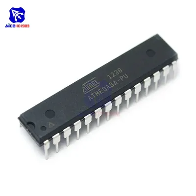 diymore IC-Chips ATMEGA8A-PU ATMEGA8A MEGA8A DIP-28 8-Bit 8K Bytes In-System Programmierbarer Flash Image