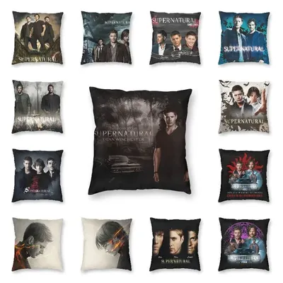 Sam und Dean Winchester Dekokissenbezug, Dekoration, quadratisch, Supernatural TV-Show, Kissenbezug, Image