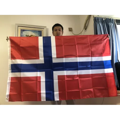 Himmel Flagge Norwegen Flagge 90x150cm Kongeriket Noreg Norge noch kein Norwegen norwegische Flagge