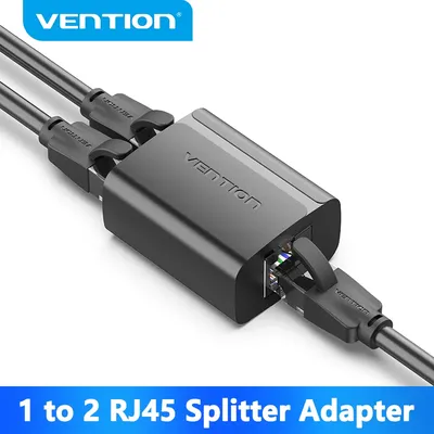 Tions RJ45 Splitter 1 zu 2 RJ45 Splitter Netzwerk Adapter Weibliche Netzwerk Extender Verlängerung Stecker für Laptop Ethernet Kabel Image