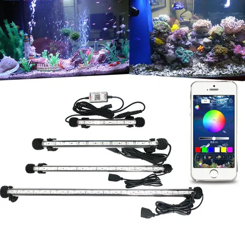 RGB Aquarium Licht Marine Bluetooth Controller Aquarium Led Beleuchtung Leuchte Für Aquarium Led