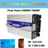 Reine Sinus-wechselrichter 12v 220v Power 4000W 5000W Solar Auto Wechselrichter Mit USB
