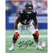 Noah Sewell Chicago Bears Autographed 8" x 10" Vertical Defensive Stance Photograph