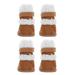 FRCOLOR 2 Pairs Pet Short Boots Dog Snow Boots Pet Snowshoes Winter Boots for Outdoors