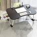 Masslatie Home Folding Laptop Desk for Bed & Sofa Laptop Bed Tray Table Desk Portable Lap Desk for Study and Reading Bed Top Tray Table