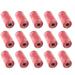 NUOLUX 15 Rolls Pet Claw Printed Bags Pet Waste Bag Pet Poop Bags Pouch Holder Disposable Garbage Bags (Red)