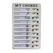 Multi-purpose Memo Checklist To-do-list Pad 5 x8 Adjustable My Chores Checkli
