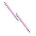 2PCS Office Supplies Home Office Press The Beating Pen Spots Rhinestone Foreskin Press The Pen Girl Student Stationery Ballpoint Pen Multi Color Press Pen 1Ml