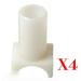 4 Pack - Seat Rail Guide Plastic For Fixed Armrest Wheelchairs