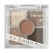 DIKALU five-color pocket eye shadow palette earth color matte pearlescent pure desire wind small plate eye shadow