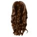 28.3 Inch Curly Wigs Women Light Curly Hair Sets Wavy Curls Wig Can Be Straightened And Bent Looks like Real Hair ( Light Brown)