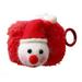 Warkul Earphone Box Case Soft Fabric Comfortable Touch Protect Your Headphones Cartoon Plush Elk Snowman Xmas Earphone Case for Pro1/2/3