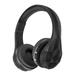 Cyber and Monday Deals 2023 Electronics Deals Bluetooth Headphones Over Ear Foldable Wireless And Wired Stereo Headset For Cell Phone Pc Soft Earmuffs & Light Weight For Prolonged Wearing Black