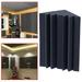 Iaukyu Soundproof Foam High Density Sound-absorption Reliable Soundproof Foam Acoustic Bass Trap Corner Absorbers for Home