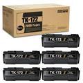 5 Pack TK-172 TK172 (1T02LZ0US0) Toner Cartridge Replacement for Kyocera P2135d P2135dn FS-1320D FS-1370DN Printer