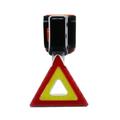 BESTONZON Bike Taillight USB Rechargeable LED Rear Light Cycling Safety Flashlight with Triangle Warning Sign Shape 5 Light Modes Fit for General Road Bikes (Triangle Warning Sign Shape)