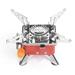 Mini Camping Stove Windproof Backpacking Stove Foldable Camp Gases Burner with Electronic Ignition for Indoor Outdoor Camping Backpacking Hiking Picnic