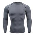 snowsong T Shirts For Man Gym Shirts Men Mens Fitness Long Sleeve Running Sports T Shirt Men Thermal Muscle Athletic Gym Compression Clothes Mens Shirts Grey XXL