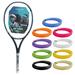 Yonex EZONE 105 Sky Blue Tennis Racquet 7th Gen - Strung with Synthetic Gut Racket String in Your Choice of Colors - Larger Sweet Spot for Better Control