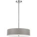 Everly 20" Wide 4 Light Polish Chrome Pendant