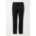 The Row - Essentials Sovino Stretch-crepe Skinny Pants - Black