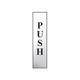 6032C Push Vertical - Polished Chrome Effect 50 x 200mm SCA6032C - Scan