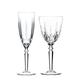 Orchestra Cut Glass Wine Glasses and Champagne Flutes 290ml, 200ml 12pc Set