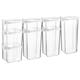 16 Piece Food Storage Containers Set 4 Sizes