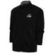 Men's Antigua Black Delaware Fightin' Blue Hens Links Full-Zip Golf Jacket