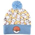 Unisex Pikachu Yellow Pokemon Knit Cap