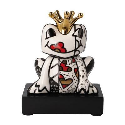 Dekofigur GOEBEL "Romero BRITTO - Golden Prince", bunt, B:7,5cm H:14,5cm T:11,5cm, Porzellan, Dekofiguren, Sammelfigur, Tierfigur Image
