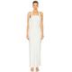 St. Agni Linen Bias Maxi Dress in Ivory - Ivory. Size L (also in M).