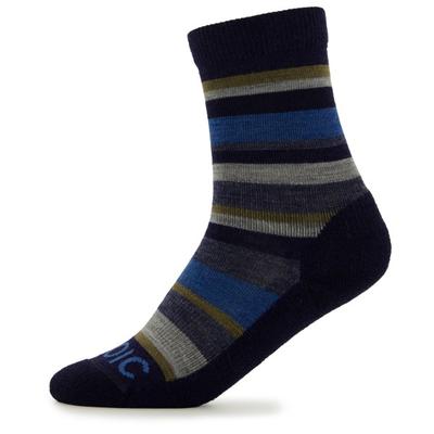 Stoic - Kid's Merino Trekking Crew Socks Stripes - Wandersocken 27-30 | EU 27-30 blau Image