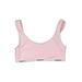 Burberry Swimsuit Top Pink Print Plunge Swimwear - Women's Size X-Small