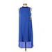 RACHEL Rachel Roy Casual Dress - High/Low: Blue Color Block Dresses - New - Women's Size X-Small