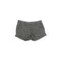 American Rag Khaki Shorts: Gray Solid Bottoms - Women's Size 1