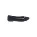 LC Lauren Conrad Flats: Black Print Shoes - Women's Size 6 1/2 - Round Toe