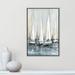 Casa Fine Arts Point Of Sail II Framed On Canvas by Susan Jill Print Canvas in Blue/Gray/White | 37.5 H x 25.5 W x 2 D in | Wayfair 68311-01