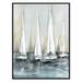 Casa Fine Arts Point Of Sail II Framed On Canvas by Susan Jill Print Canvas in Blue/Gray/White | 41.5 H x 31.5 W x 2 D in | Wayfair 68322-01