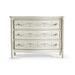 Stratus 3 - Drawer Dresser Wood in White Jonathan Charles Fine Furniture | 38 H x 50 W x 21 D in | Wayfair 002-1-700-CHK