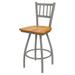 Red Barrel Studio® Nicolai 25" Swivel Bar Stool Wood/Metal in Gray | Bar Stool (30" Seat Height) | Wayfair 55334937913446948C7D52FEEAE0D6B5