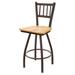 Red Barrel Studio® Nicolai 25" Swivel Bar Stool Wood/Metal in Brown | Bar Stool (30" Seat Height) | Wayfair 943D2A41B2644760B4C98C6702EE2784