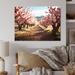 Latitude Run® Pink Cherry Blossom Field I - Unframed Print on Metal in Pink/Red | 24 H x 32 W x 1 D in | Wayfair F5BC8F5780C34197B5ABA36952CF93A3