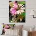 Gracie Oaks Gold Fushia Pink Daisies Flower Fusion - Floral Metal Wall Decor Metal | 24 W x 1 D in | Wayfair 13914DDF26754CA4805F2EFB26B49A4B