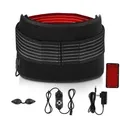 Ceinture de thérapie à la lumière rouge avec lampe infrarouge LED coussin de massage pour la taille