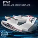 Top 2CH P747 Sea And Air RC Airplane EPP Remote Control Aircraft With LED Fixed Wing Glider Toys